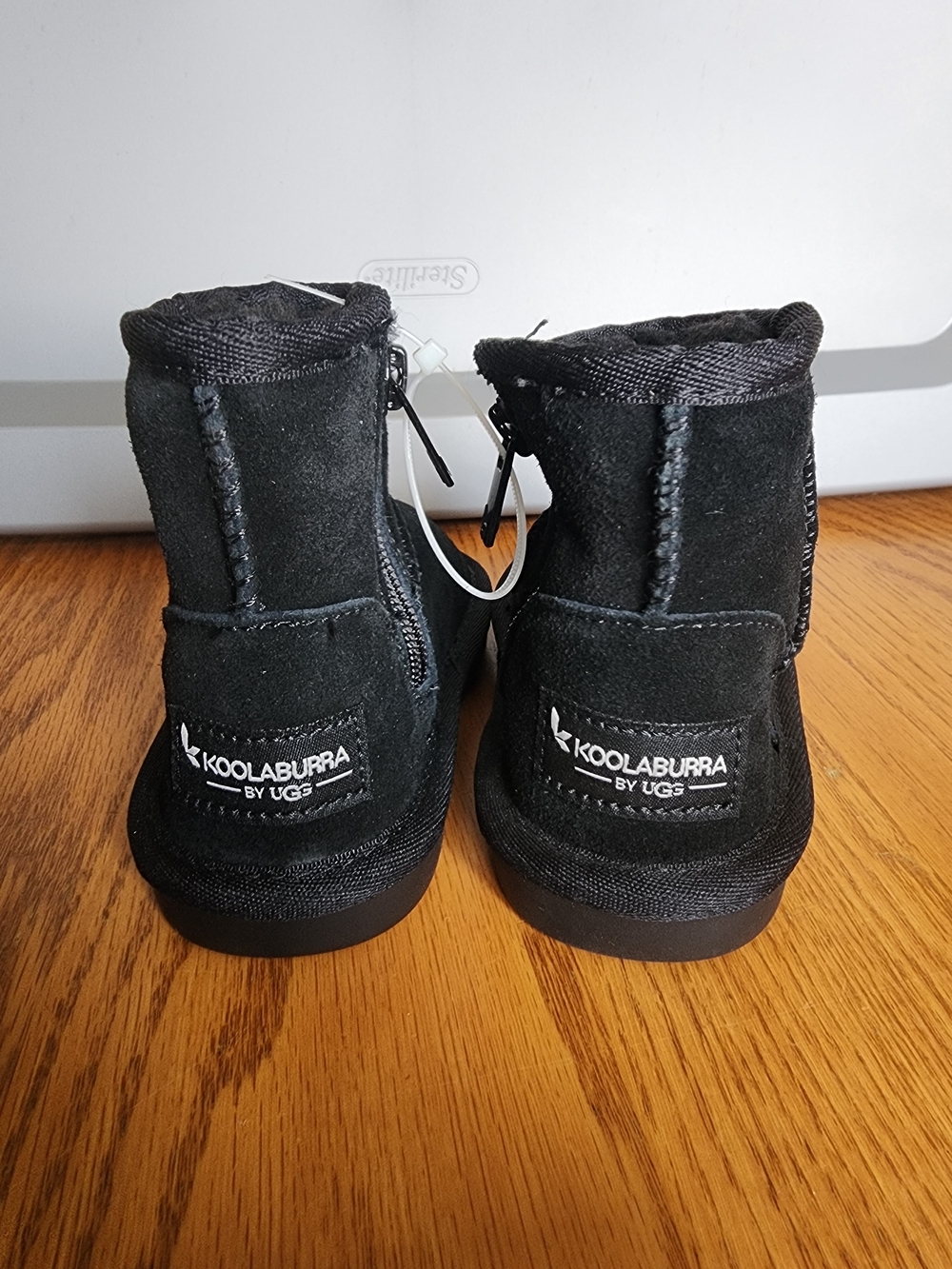 Koolaburra By Ugg Toddler Black Suede Ankle Boots Size 6